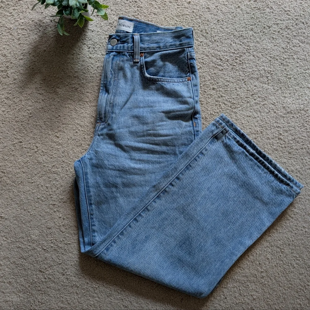 Aritzia Denim Forum The Farrah Hi-Rise Wide Jean 27 Waist - Picture 14 of 14